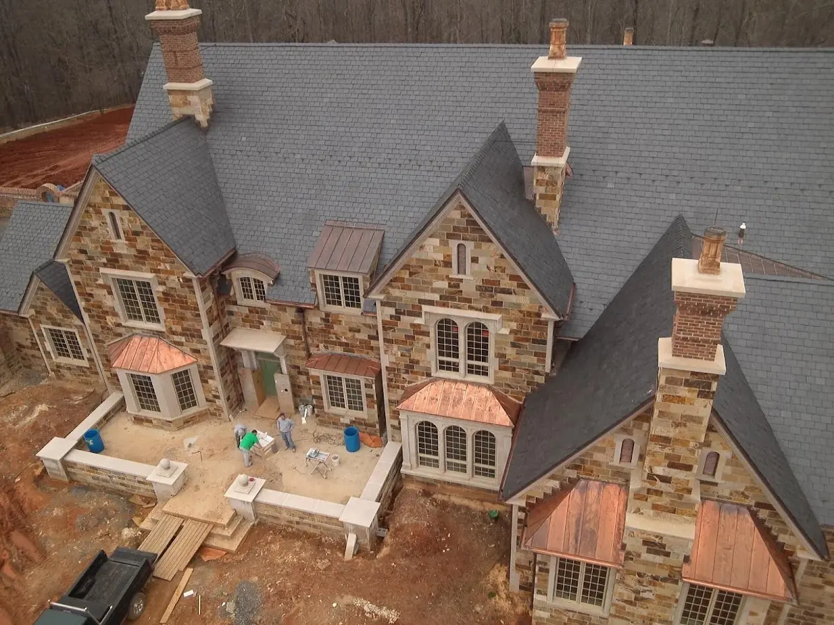 Craftsman Roofing Slate Roof Repair project in Avon-by-the-Sea